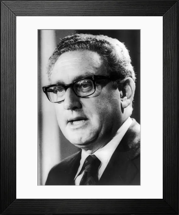 Framed Print : Henry Kissinger 56th United States Secretary of State previous appointments include Framed Print : Henry Kissinger 56th United States Secretary of State previous appointments include