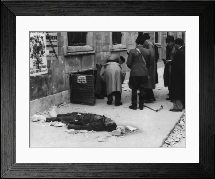 Framed Print : Freedom fighters seen here breaking into a house via the coal cellar Framed Print : Freedom fighters seen here breaking into a house via the coal cellar