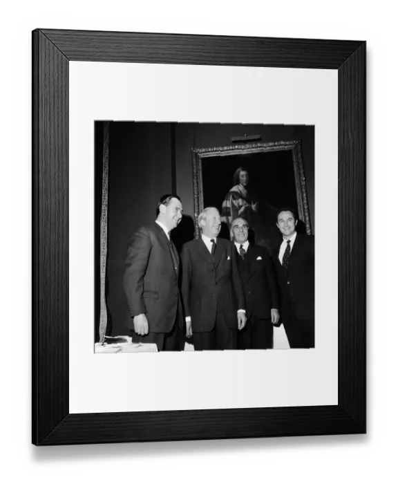 Framed Print : Edward Heath having dinner at the Carlton Club with Kent County cricket club Framed Print : Edward Heath having dinner at the Carlton Club with Kent County cricket club