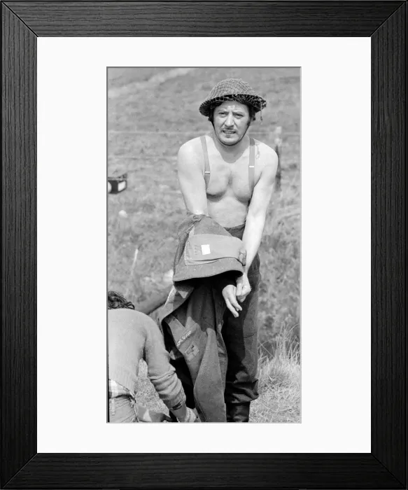 Framed Print : Dads Army Actor James Beck who plays Private Walker in the BBC TV series Dads Army