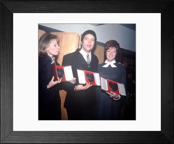 Framed Print : Variety Club Show Business Awards March 1969 Jill Bennett