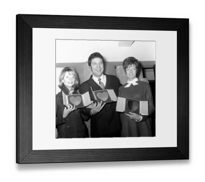 Framed Print : Variety Club Show Business Awards March 1969 Jill Bennett