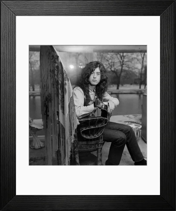 Framed Print : Jimmy Page, Led Zeppelin guitarist. January 1970 Framed Print : Jimmy Page, Led Zeppelin guitarist. January 1970