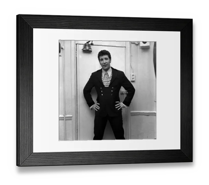 Framed Print : Tom Jones pop singer February 1967