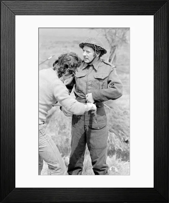 Framed Print : Dads Army Actor James Beck as Private Walker in the BBC TV series Dads Army seen Framed Print : Dads Army Actor James Beck as Private Walker in the BBC TV series Dads Army seen