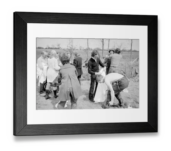 Framed Print : Dads Army Actor Ian Lavender as Pike and James Beck as Private Walker Framed Print : Dads Army Actor Ian Lavender as Pike and James Beck as Private Walker