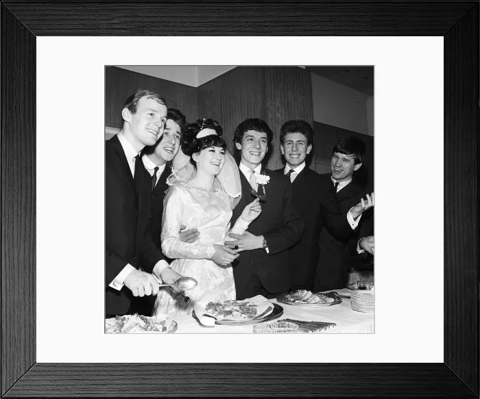 Framed Print : The Hollies wedding 1964 Framed Print : The Hollies wedding 1964