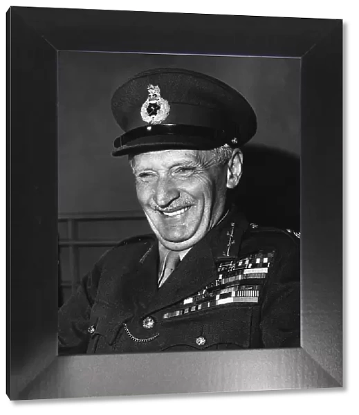Field Marshall Montgomery of Alemein WW2 second world war general of the Desert Rats in