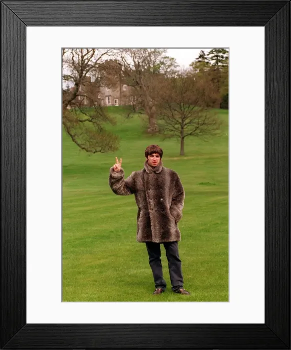 Framed Print : Noel Gallagher at Balloch Castle where Oasis will have their concert in August