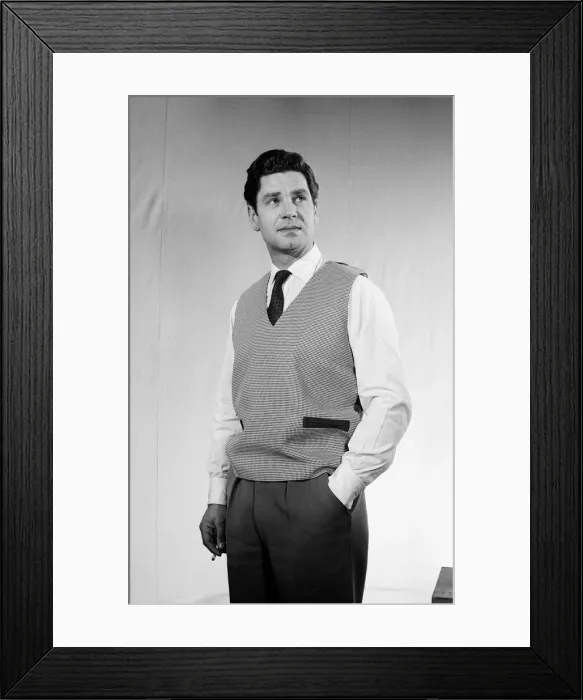 Framed Print : Model with waistcoat Framed Print : Model with waistcoat