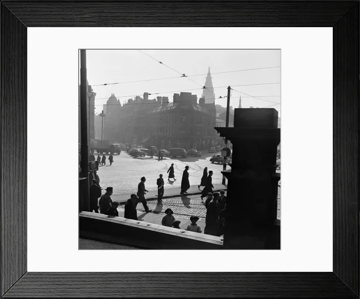 Framed Print : Views of Liverpool, Merseyside, 13th May 1954