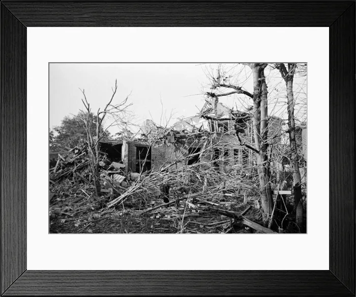Framed Print : V2 Rocket incident at Tewkesbury Terrace, Bounds Green Road, Southgate Framed Print : V2 Rocket incident at Tewkesbury Terrace, Bounds Green Road, Southgate