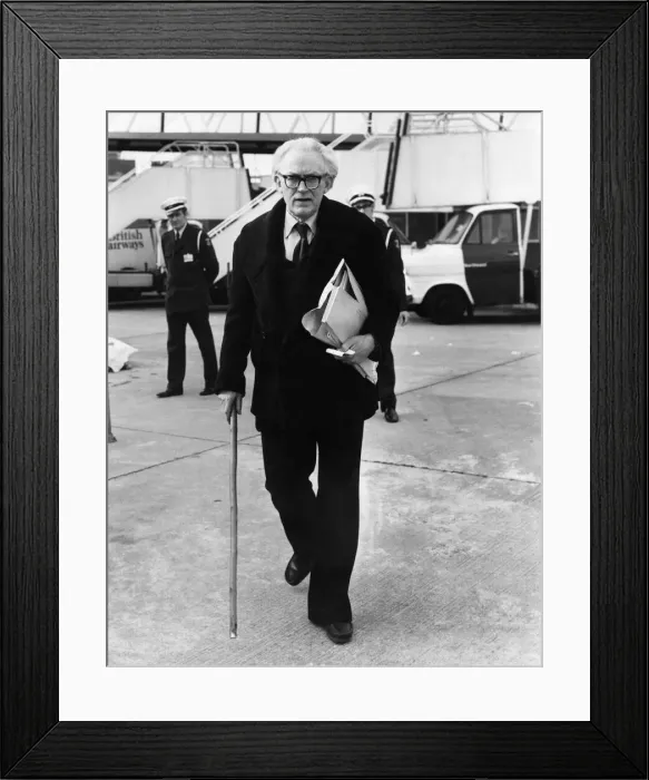 Framed Print : Employment Secretary Michael Foot, winner of the first round of the battle for Framed Print : Employment Secretary Michael Foot, winner of the first round of the battle for