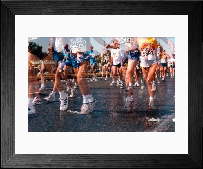 Framed Print : Great North Run, 15 September 1996 - The running masses Framed Print : Great North Run, 15 September 1996 - The running masses
