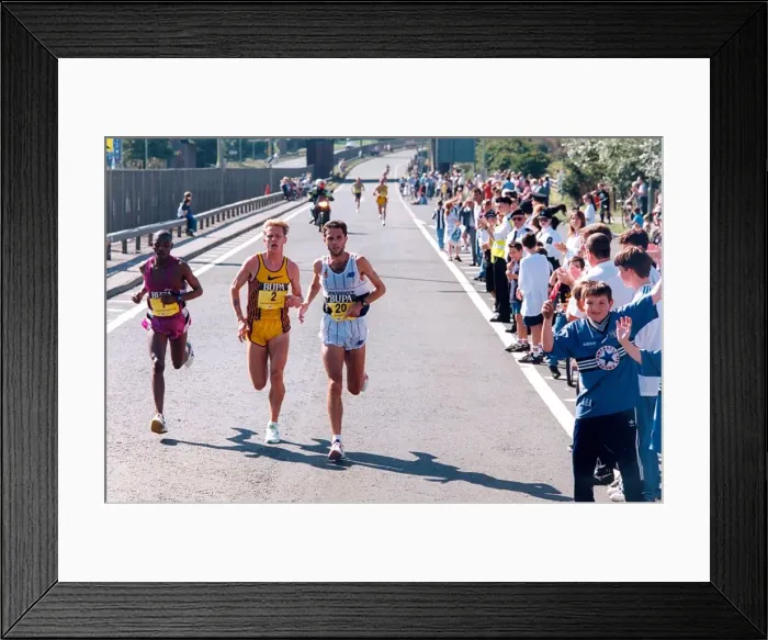 Framed Print : Great North Run, 15 September 1996 - The leaders in the men