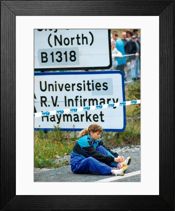 Framed Print : The Great North Run 19 September 1993 - Competitors at the start - ready for the off