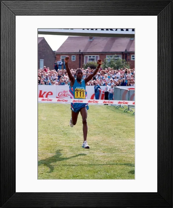 Framed Print : Great North Run, Sunday 20 September, 1992 - The winner Benson Masya Framed Print : Great North Run, Sunday 20 September, 1992 - The winner Benson Masya