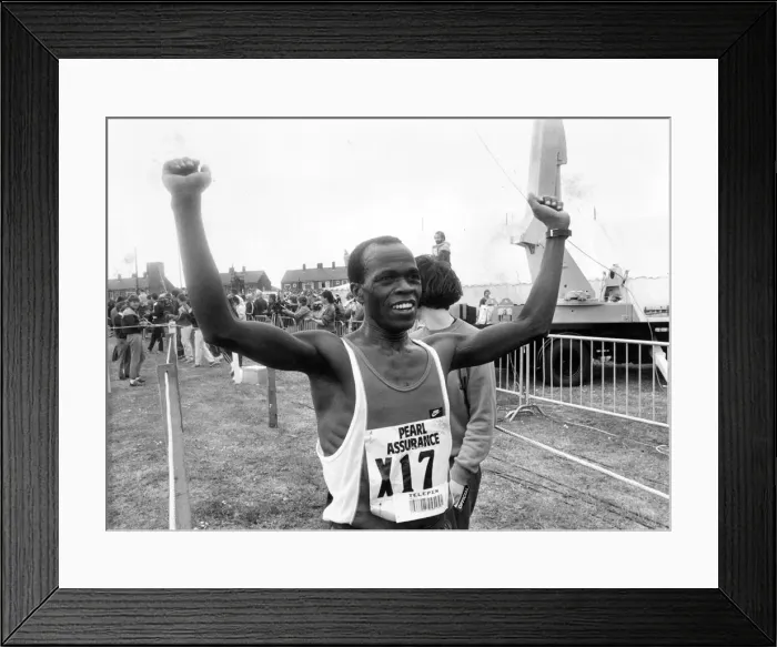 Framed Print : The Great North Run 8 June 1986 - Winner Mike Musyoki Framed Print : The Great North Run 8 June 1986 - Winner Mike Musyoki