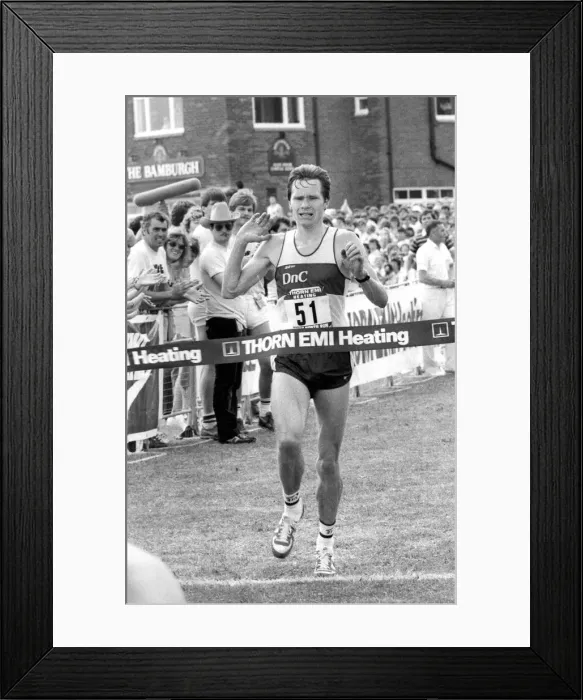Framed Print : Great North Run, 17 June 1984 - Oyvind Dahl the winner of the Great North Run 1984 Framed Print : Great North Run, 17 June 1984 - Oyvind Dahl the winner of the Great North Run 1984