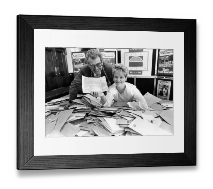 Framed Print : The Great North Run, 18 June, 1989 - International skater Joanne Conway