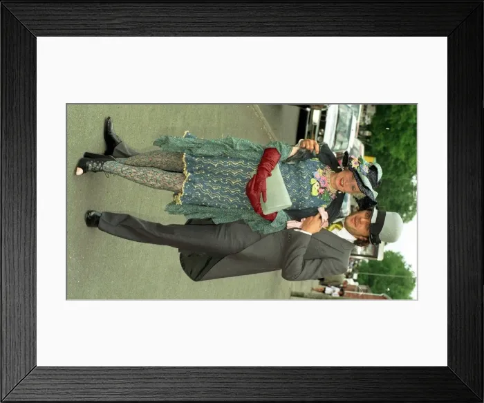Framed Print : Vivienne Westwood with husband Anthony Andries at Royal Ascot Framed Print : Vivienne Westwood with husband Anthony Andries at Royal Ascot