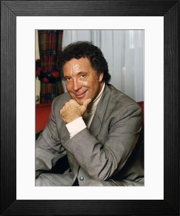 Framed Print : Tom Jones singer entertainer Framed Print : Tom Jones singer entertainer