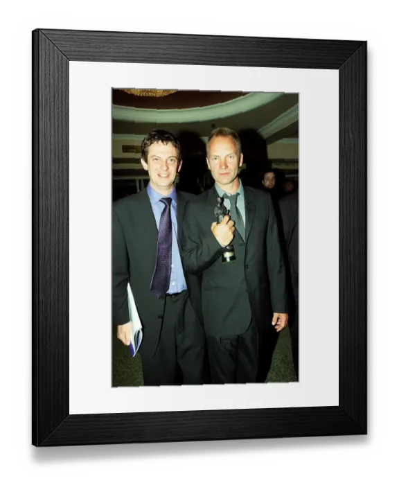 Framed Print : Sting Singer June 1998 At the Ivor Novello Awards at the Grosvenor House Park Lane Framed Print : Sting Singer June 1998 At the Ivor Novello Awards at the Grosvenor House Park Lane
