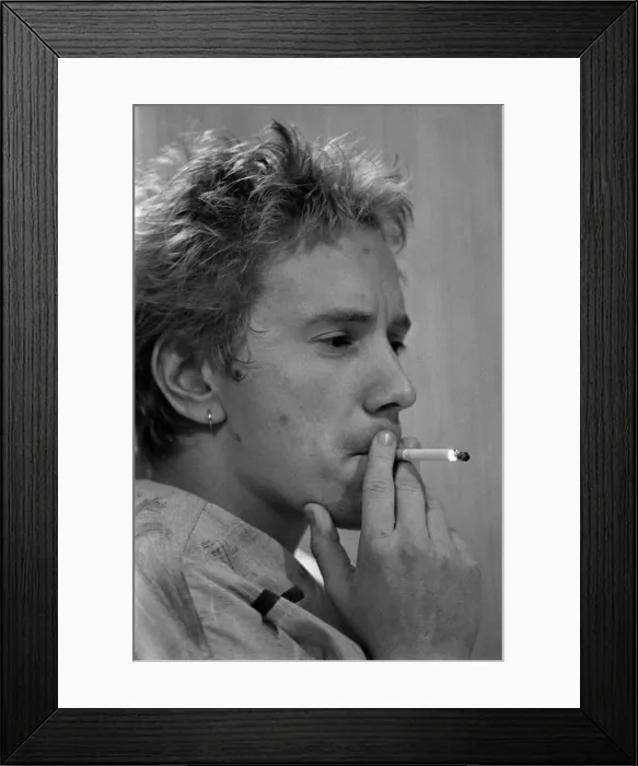 Framed Print : John Lydon of Public Image PIL 1983John Lydon of Public Image PIL 1983 November
