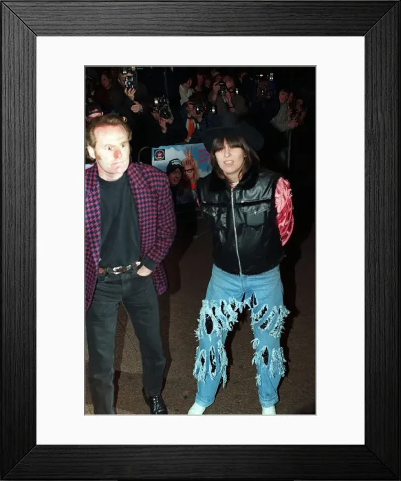 Framed Print : Crissie Hynde Singer 1994 at the film premiere of Waynes World 2 Framed Print : Crissie Hynde Singer 1994 at the film premiere of Waynes World 2