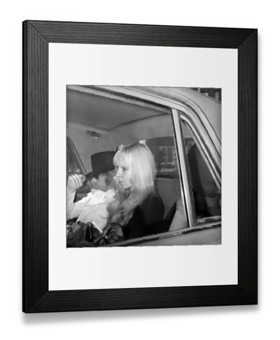 Framed Print : Monika Bannemann September 1970 West Gernan Skater aged 32 years old Girlfriend of Jimi