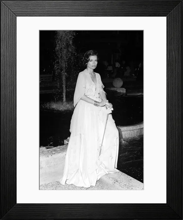 Framed Print : Bianca Jagger wife of Mick Jagger Circa 1971 Framed Print : Bianca Jagger wife of Mick Jagger Circa 1971