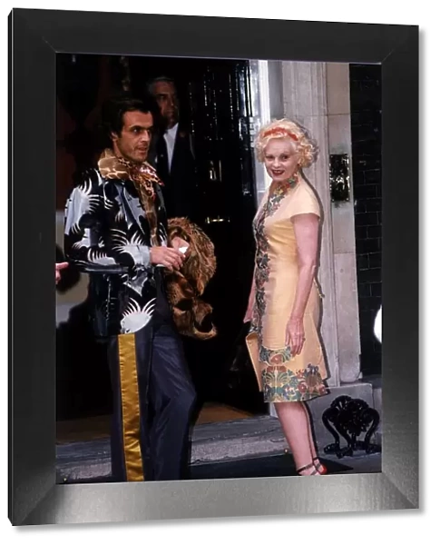 Vivienne Westwood Designer at number 10 Downing Street for Tony Blairs Party