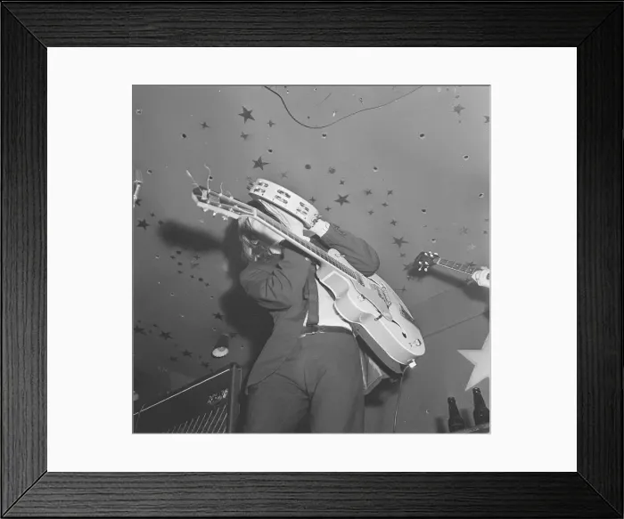 Framed Print : Rolling Stones at the Imperial Ballroom Preston, Lancashire Brian Jones on stage with Framed Print : Rolling Stones at the Imperial Ballroom Preston, Lancashire Brian Jones on stage with