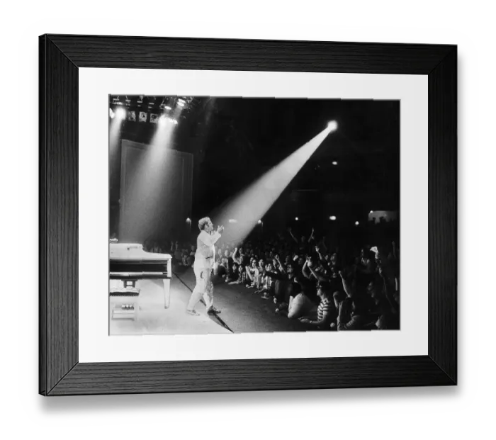 Framed Print : Elton John the singer in concert at the palladium theatre in New York Framed Print : Elton John the singer in concert at the palladium theatre in New York