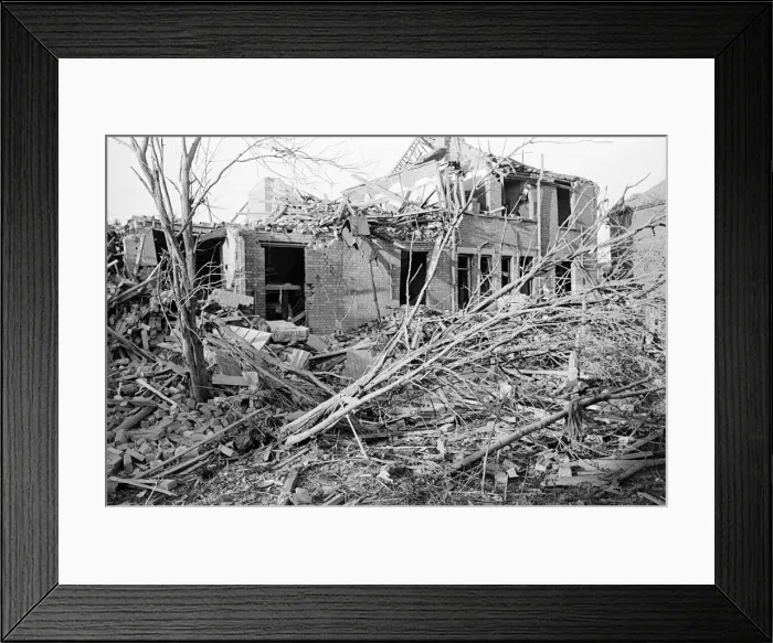 Framed Print : V2 Rocket incident at Tewkesbury Terrace, Bounds Green Road, Southgate Framed Print : V2 Rocket incident at Tewkesbury Terrace, Bounds Green Road, Southgate