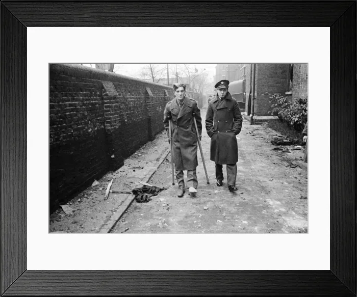 Framed Print : V2 Rocket incident at Bethnal Green. 8th February 1945 Framed Print : V2 Rocket incident at Bethnal Green. 8th February 1945