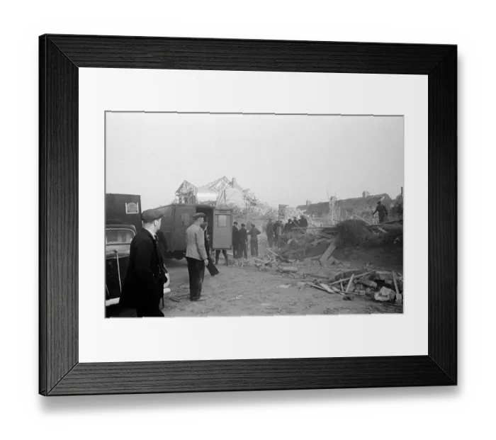 Framed Print : V2 Rocket incident at Tewkesbury Terrace, Bounds Green Road, Southgate Framed Print : V2 Rocket incident at Tewkesbury Terrace, Bounds Green Road, Southgate