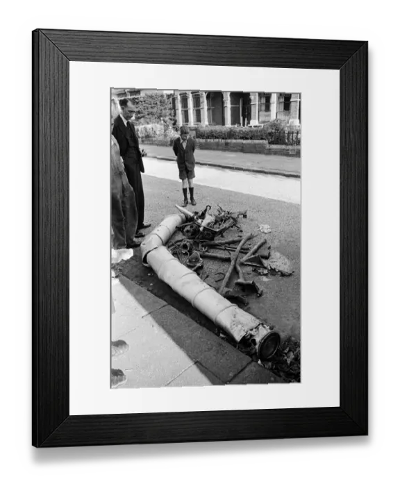 Framed Print : V2 Rocket incident at Tewkesbury Terrace, Bounds Green Road, Southgate Framed Print : V2 Rocket incident at Tewkesbury Terrace, Bounds Green Road, Southgate