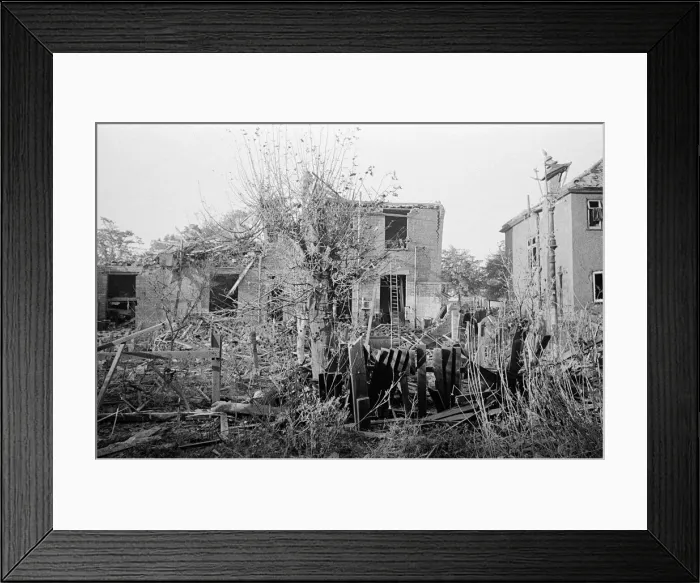 Framed Print : V2 Rocket incident at Tewkesbury Terrace, Bounds Green Road, Southgate Framed Print : V2 Rocket incident at Tewkesbury Terrace, Bounds Green Road, Southgate