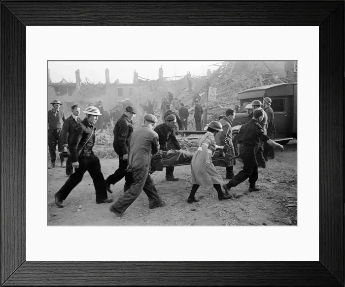 Framed Print : V2 Rocket incident at Tewkesbury Terrace, Bounds Green Road, Southgate Framed Print : V2 Rocket incident at Tewkesbury Terrace, Bounds Green Road, Southgate