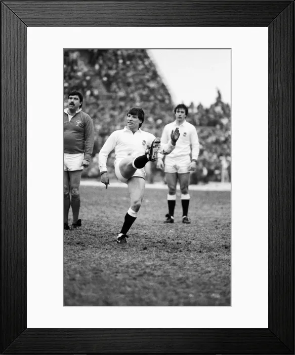 Framed Print : England v Ireland International at Twickenham 1st March 1986