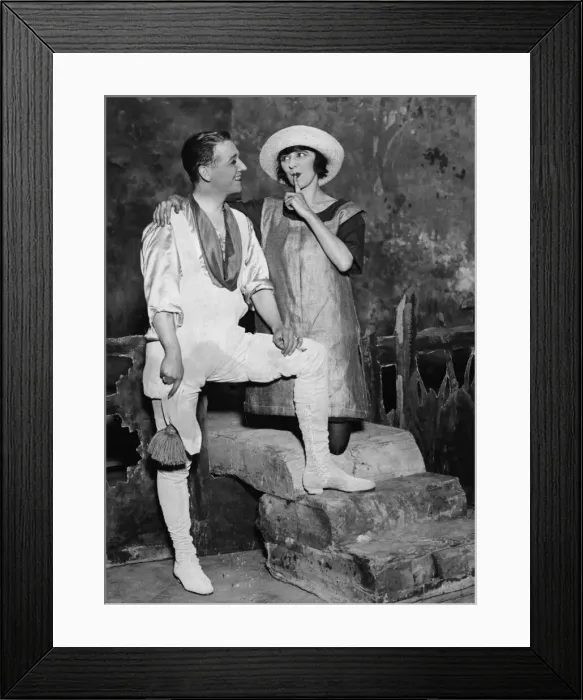 Framed Print : Scene from the theatre play Mother Goose. 27th December 1921