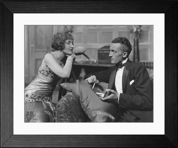 Framed Print : Scene from the play The Crooked Friday. 10th December 1926 Framed Print : Scene from the play The Crooked Friday. 10th December 1926