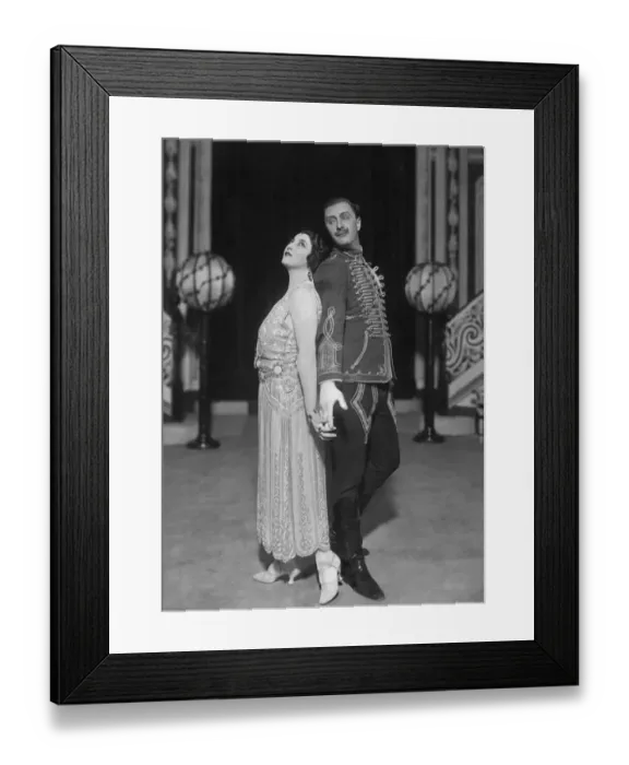 Framed Print : Scene from the play The Last Waltz. 9th October 1922 Framed Print : Scene from the play The Last Waltz. 9th October 1922