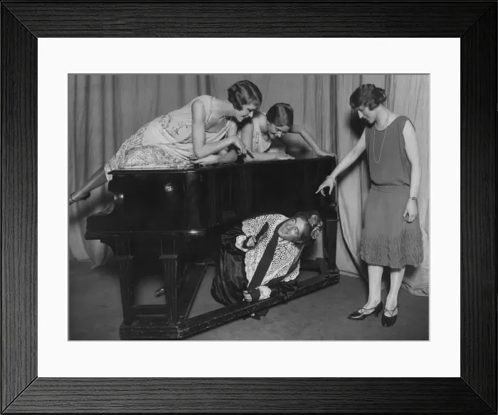 Framed Print : Scene from the play Charleys Aunt. 23 December 1925 Framed Print : Scene from the play Charleys Aunt. 23 December 1925