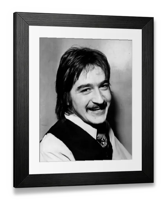 Framed Print : DJ Tiger Tim Stevens aged 21 years old, 25th January 1974 Framed Print : DJ Tiger Tim Stevens aged 21 years old, 25th January 1974