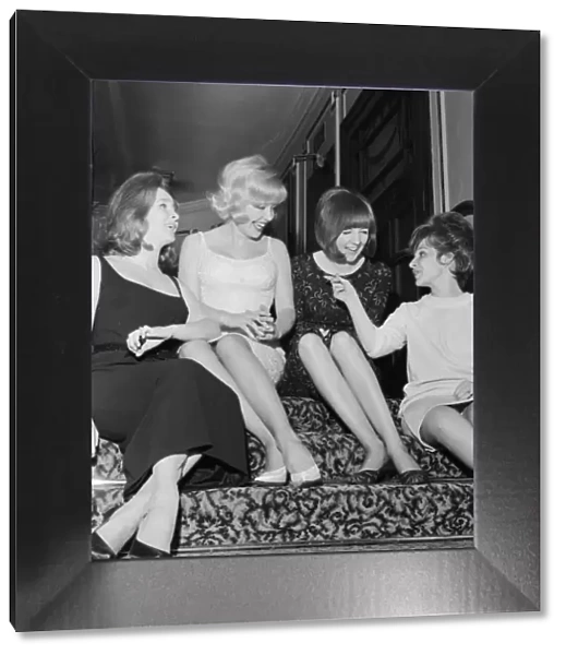 Singers Millicent Martin, Kathy Kirby, Cilla Black and Brenda Lee take time out for a