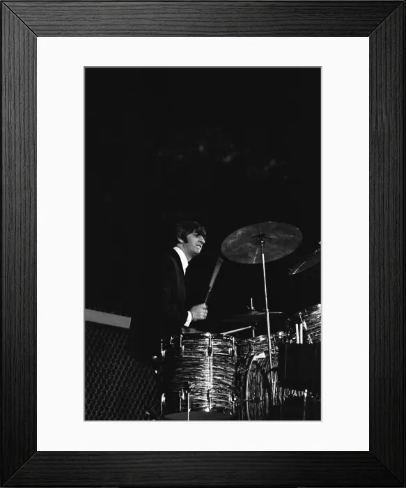 Framed Print : British pop group The Beatles performing on stage at the Cow Palace in San Francisco Framed Print : British pop group The Beatles performing on stage at the Cow Palace in San Francisco