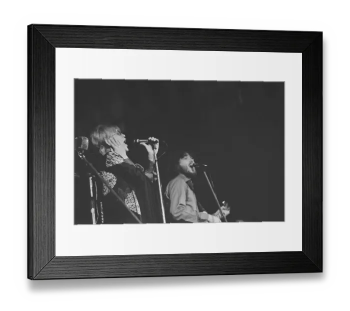 Framed Print : Delaney & Bonnie & Friends music concert at Birmingham Town Hall 4th December 1969 Framed Print : Delaney & Bonnie & Friends music concert at Birmingham Town Hall 4th December 1969