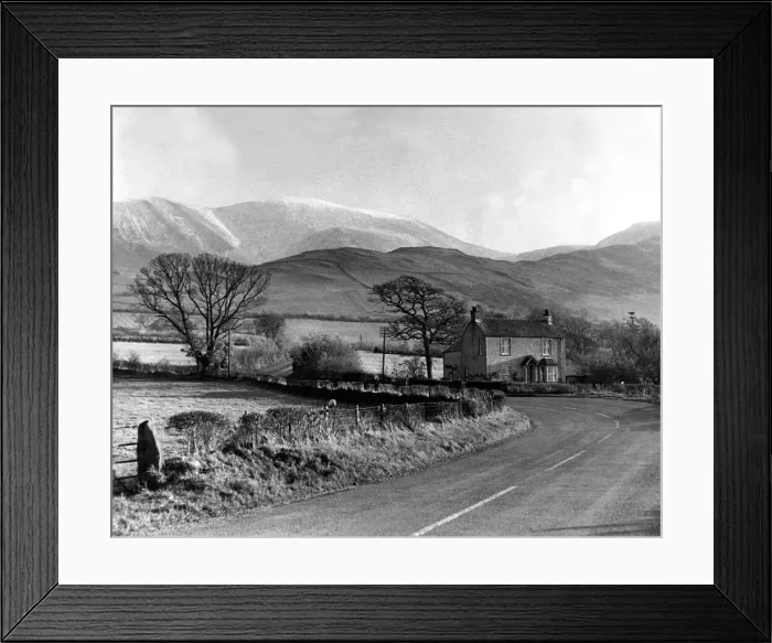 Framed Print : Lake District - A beautiful cottage in Skiddaw 13 November 1963 Framed Print : Lake District - A beautiful cottage in Skiddaw 13 November 1963